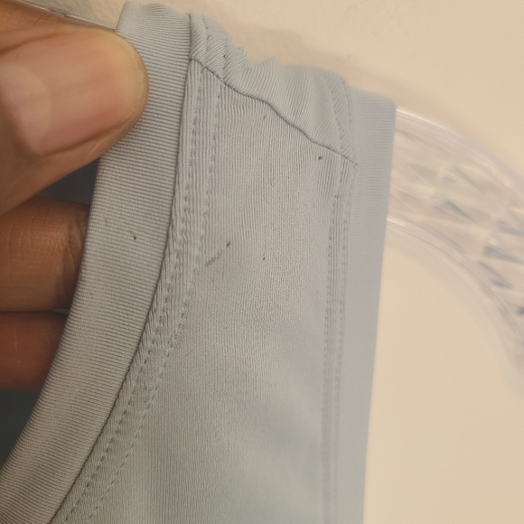 Peloton | Women's Light Bluish Gray Racerback Tank Top (Size Large) - Picture 7 of 10